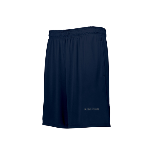 [229611.065.S-LOGO2] Decker Youth Swift Short (Youth S, Navy, Logo 2)