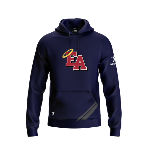 [FOLHSMNV-YXS-LOGO1] Decker Summit Hoodie (Youth XS, Navy, Logo 1)