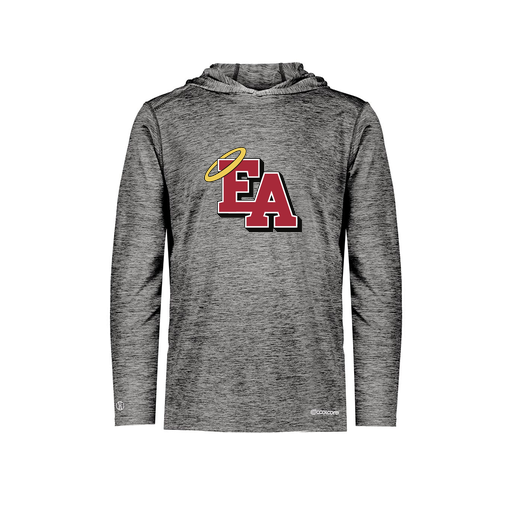 [FOLHCGBK-YS-LOGO1] Decker Youth Charge Hoodie (Youth S, Black, Logo 1)